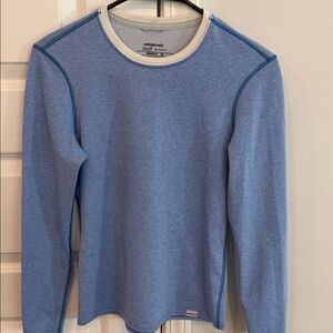 Patagonia Blue Crewneck Long Sleeve Top Size XS